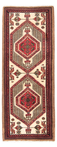 Alfombra de pasillo Alfombra persa - Nómada - 270 x 67 cm - beige