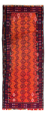 Alfombra de pasillo Alfombra Kelim - Antigua - 330 x 135 cm - multicolor