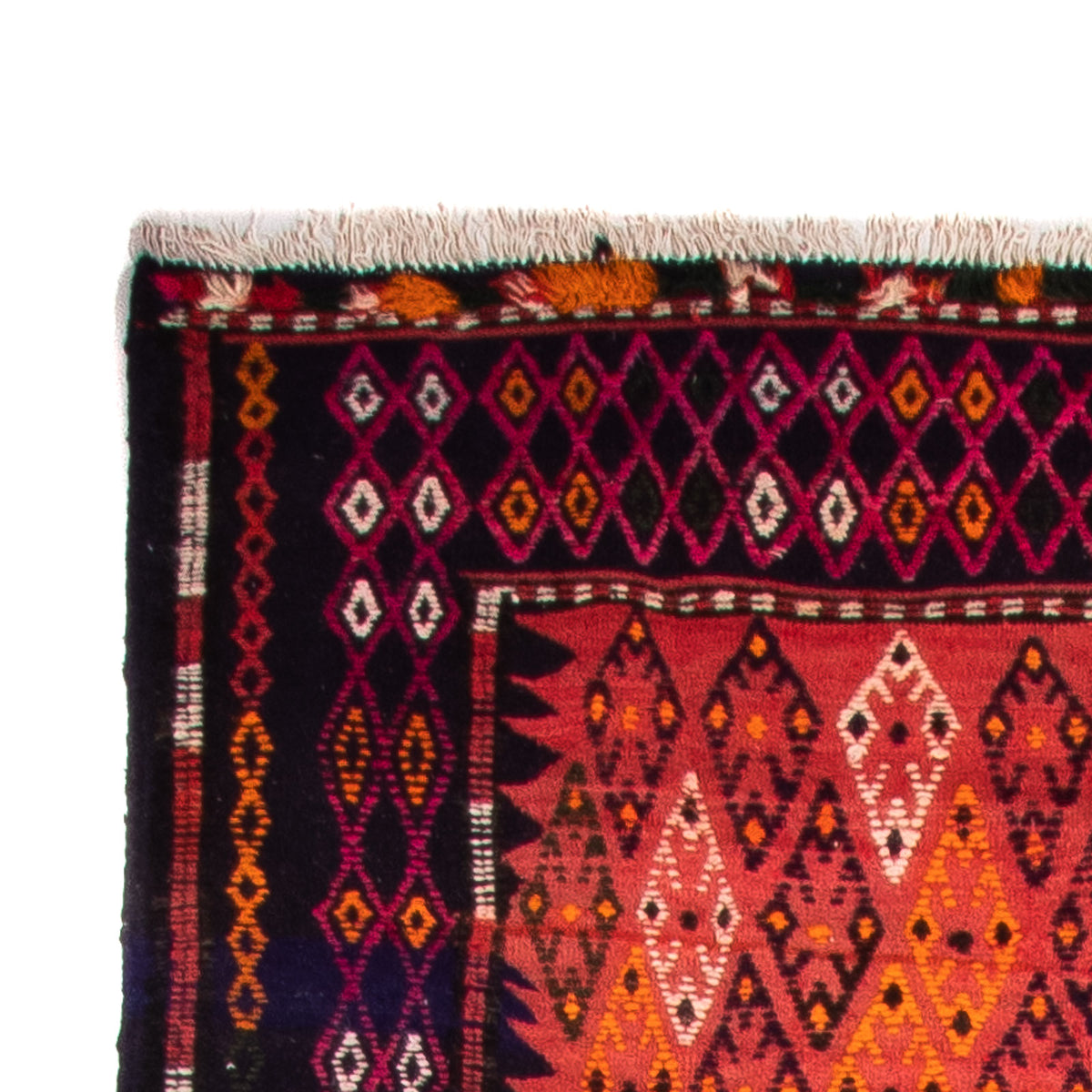 Kilim antiguo Alfombra 135x330cm
