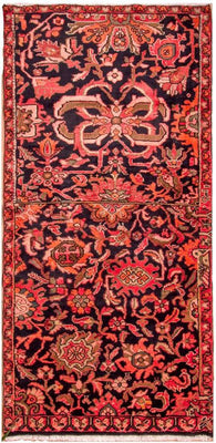 Alfombra de pasillo Alfombra persa - Nómada - 187 x 85 cm - azul oscuro