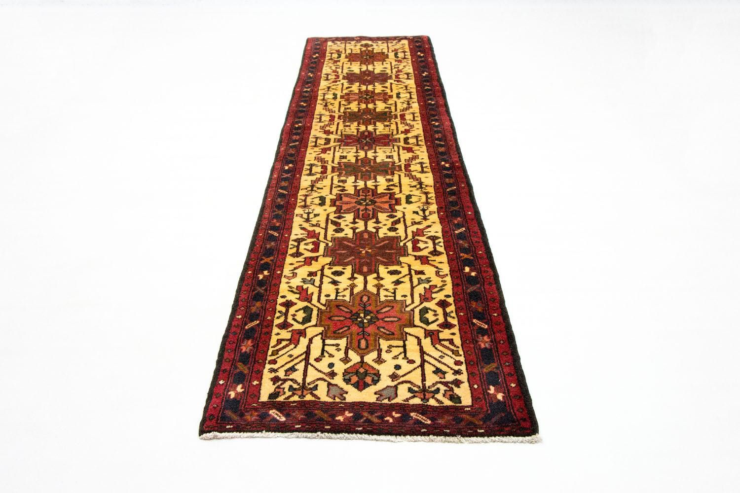 Alfombra de pasillo Alfombra persa - Nómada - 313 x 70 cm - amarillo