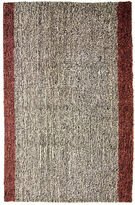 Alfombra de pelo largo - 248 x 157 cm - multicolor