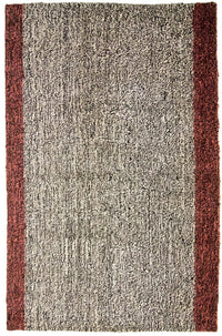 Alfombra de pelo largo - 248 x 157 cm - multicolor
