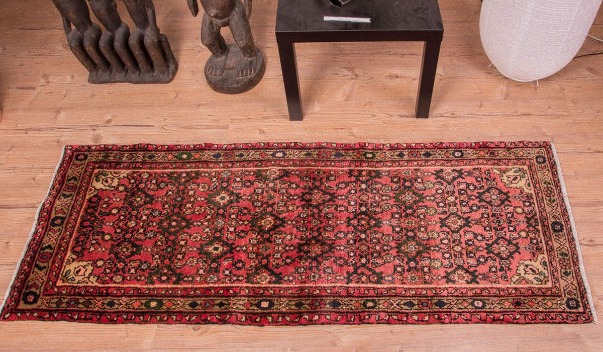 Alfombra de pasillo Alfombra persa - Nómada - 189 x 70 cm - rojo