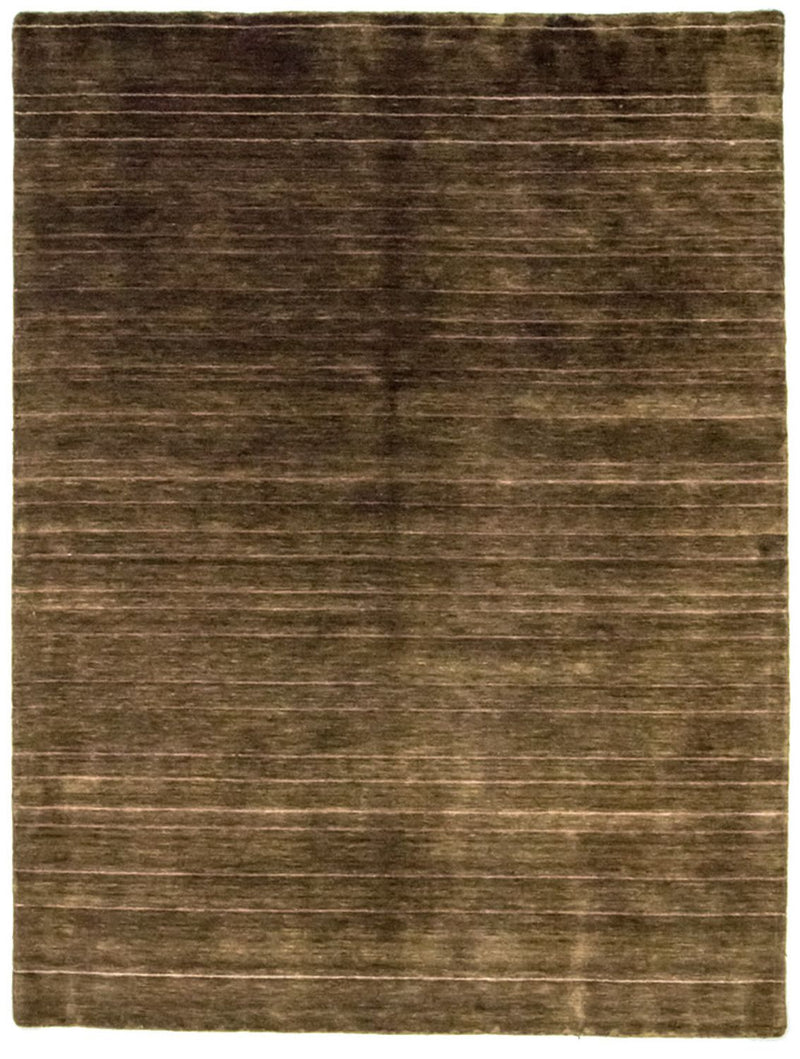 Alfombra de lana - 220 x 160 cm - marrón