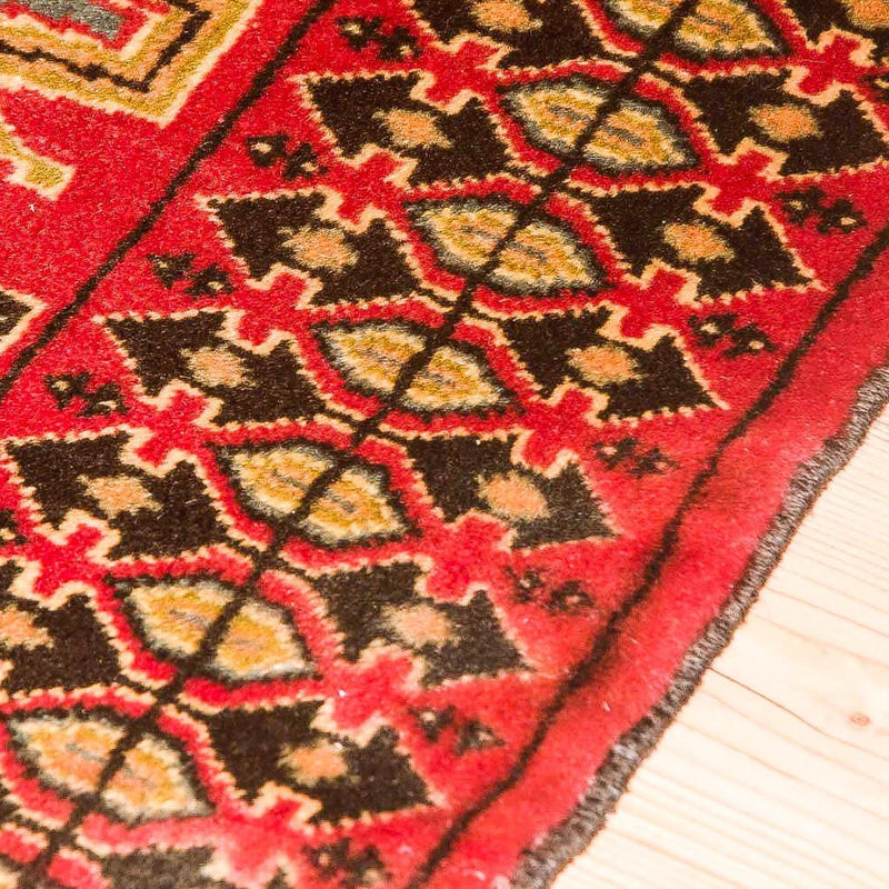 Alfombra de pasillo Alfombra persa - Nómada - 200 x 82 cm - rojo