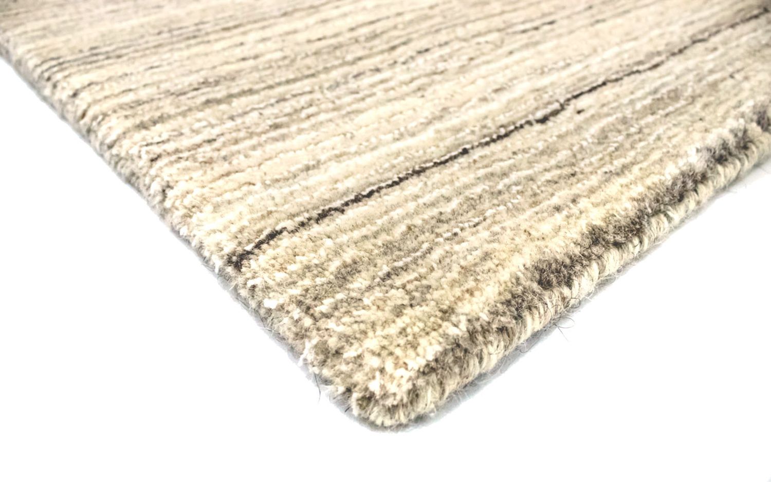 Alfombra de lana - 170 x 119 cm - beige