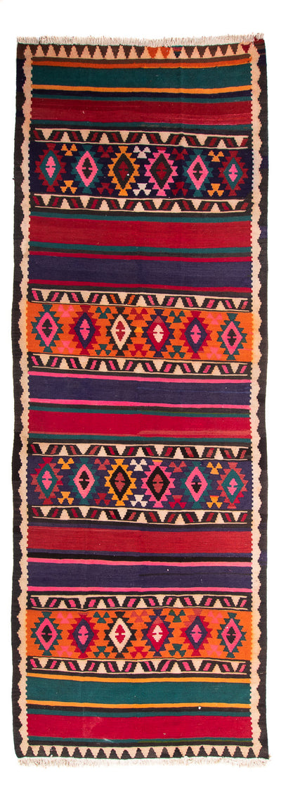 Kilim antiguo Alfombra 145x370cm