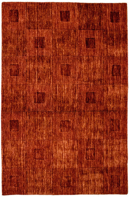 Alfombra de lana - 177 x 118 cm - multicolor