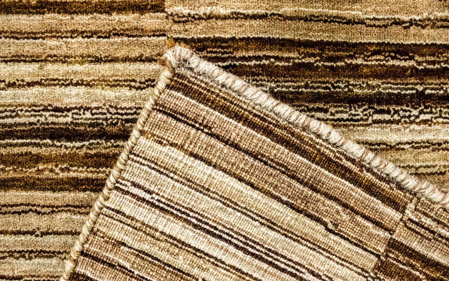 Alfombra de lana - 140 x 70 cm - multicolor