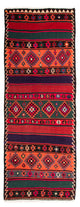 Kilim antiguo Alfombra 380x135cm