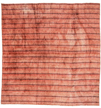 Alfombra de viscosa - 213 x 213 cm - multicolor