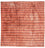Alfombra de viscosa - 213 x 213 cm - multicolor