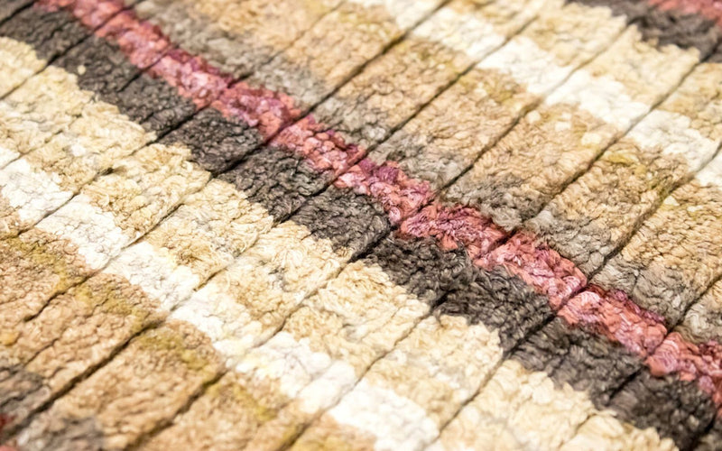 Alfombra de viscosa - 270 x 198 cm - multicolor