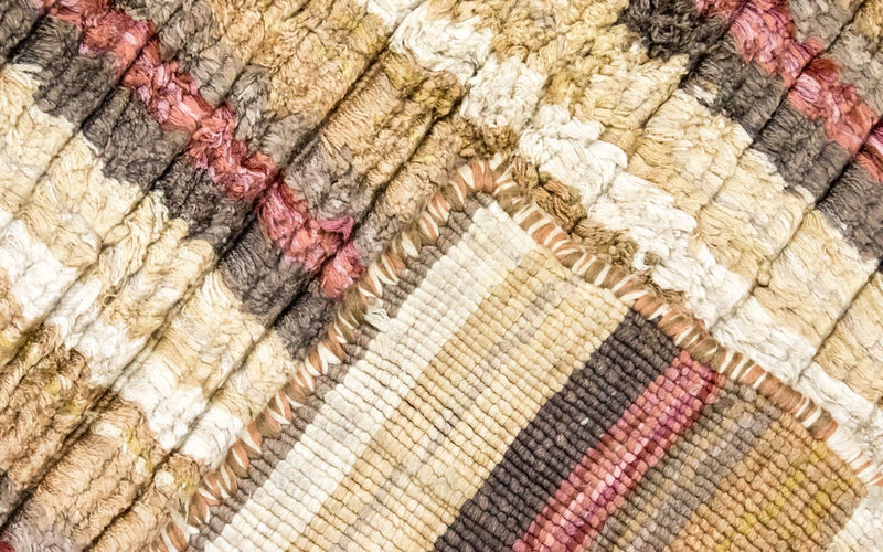Alfombra de viscosa - 270 x 198 cm - multicolor