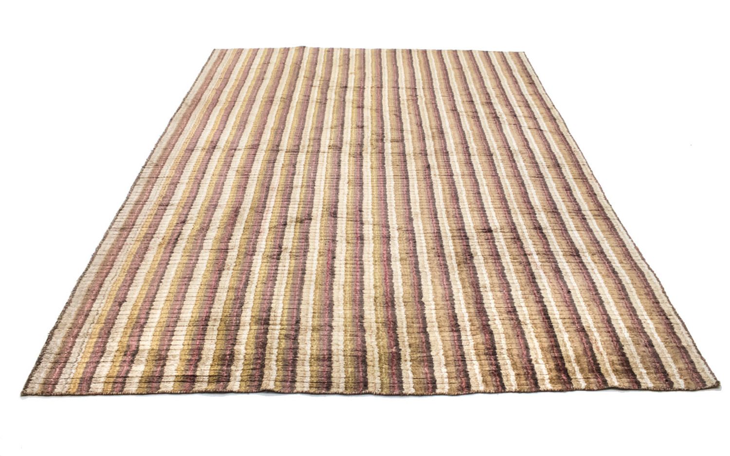 Alfombra de viscosa - 270 x 198 cm - multicolor