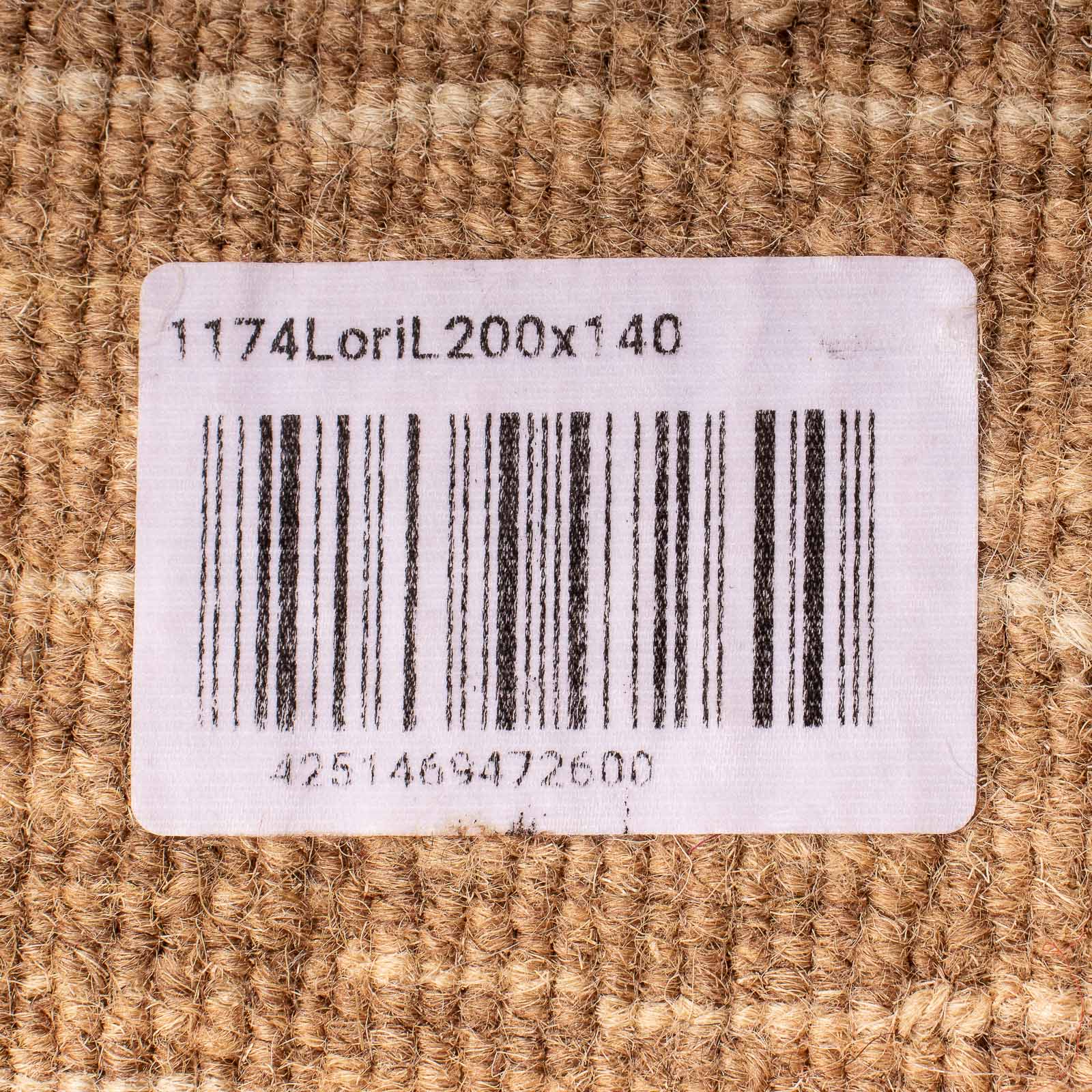 Alfombra Gabbeh - Loribaft Softy - 200 x 140 cm - marrón claro