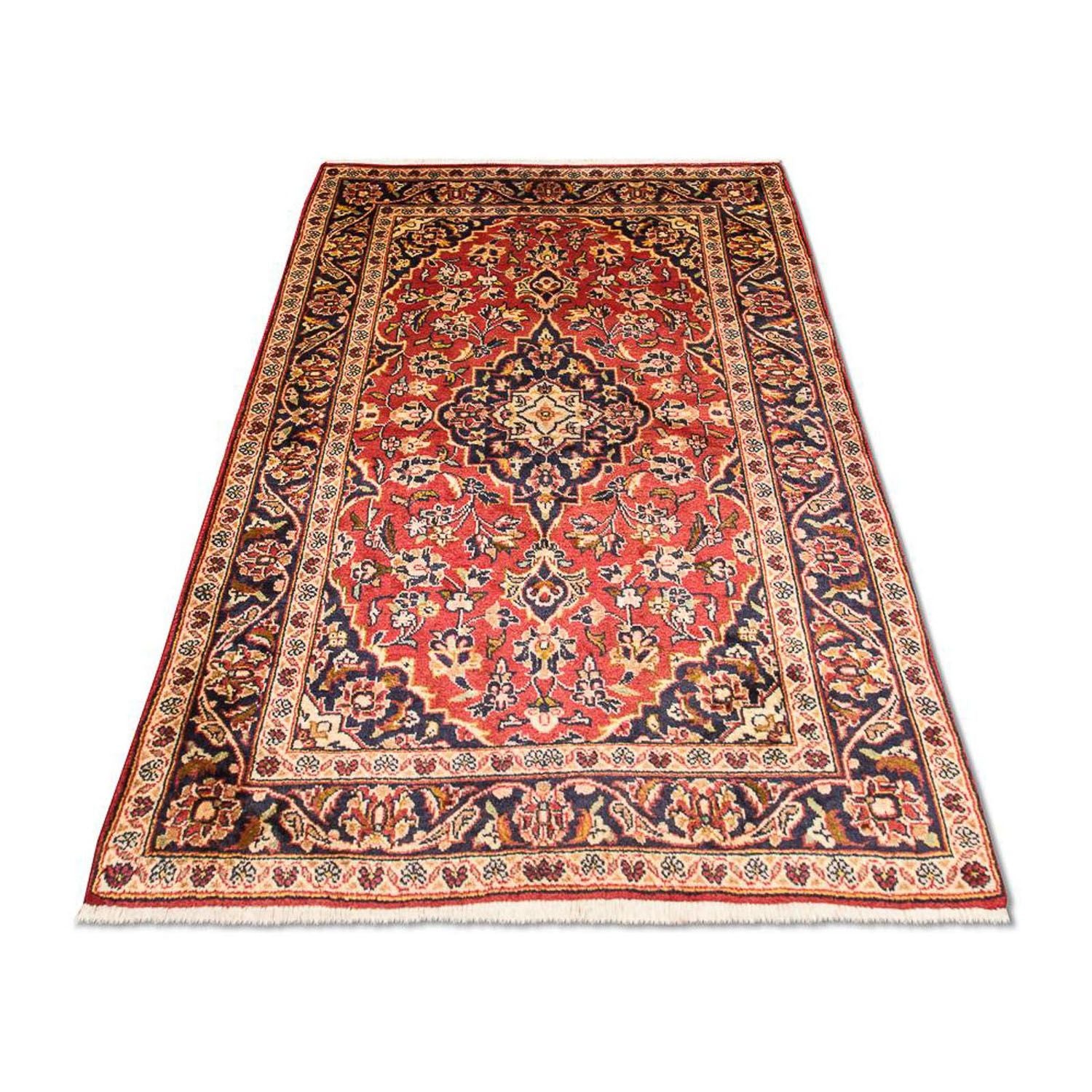 Alfombra persa - Keshan - 163 x 100 cm - rojo