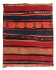 Kilim antiguo Alfombra 90x100cm