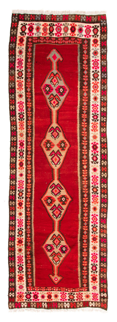 Kilim antiguo Alfombra 150x380cm