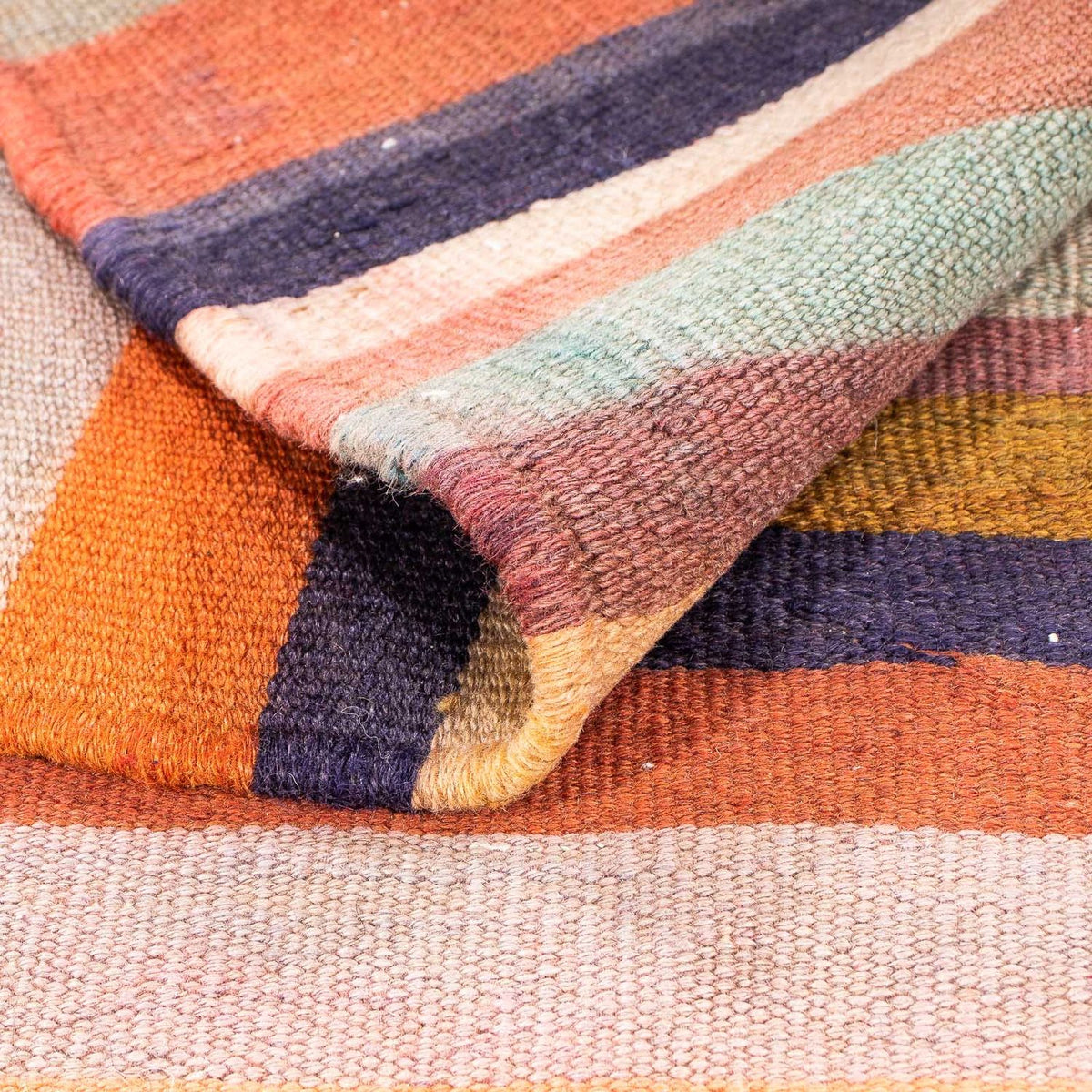 Alfombra Kelim - Antigua - 170 x 140 cm - multicolor