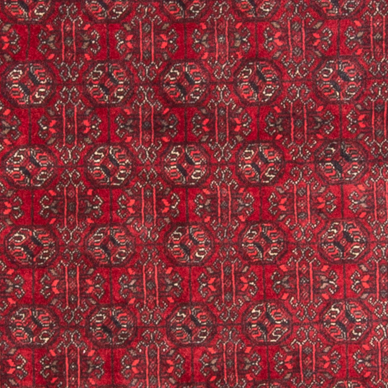 Alfombra afgana - Bukhara - 196 x 124 cm - rojo
