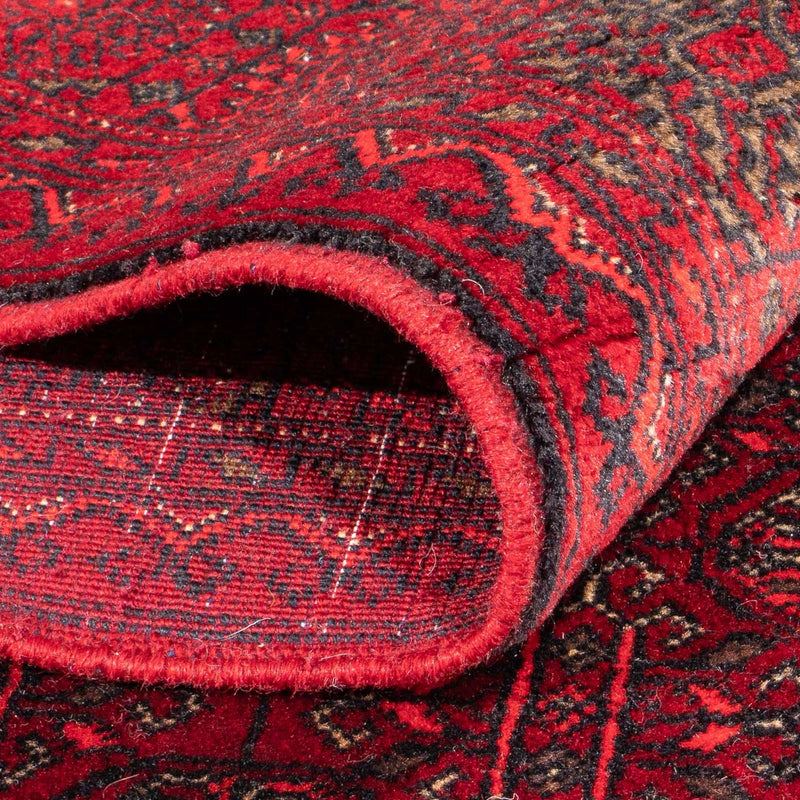 Alfombra afgana - Bukhara - 196 x 124 cm - rojo