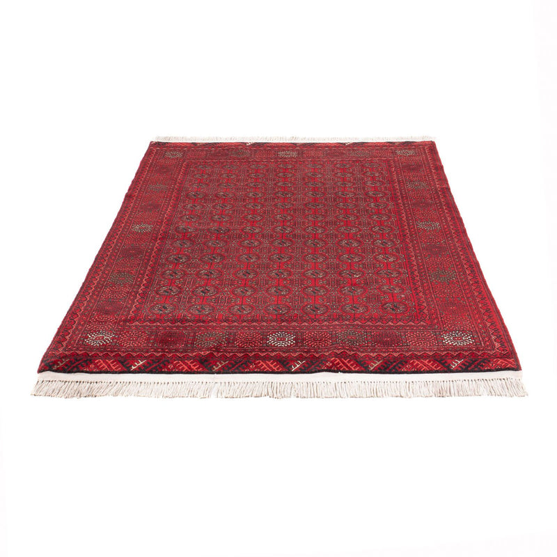 Alfombra afgana - Bukhara - 196 x 124 cm - rojo