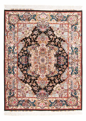 Alfombra Persa - Tabriz - Real - 200 x 150 cm - azul oscuro