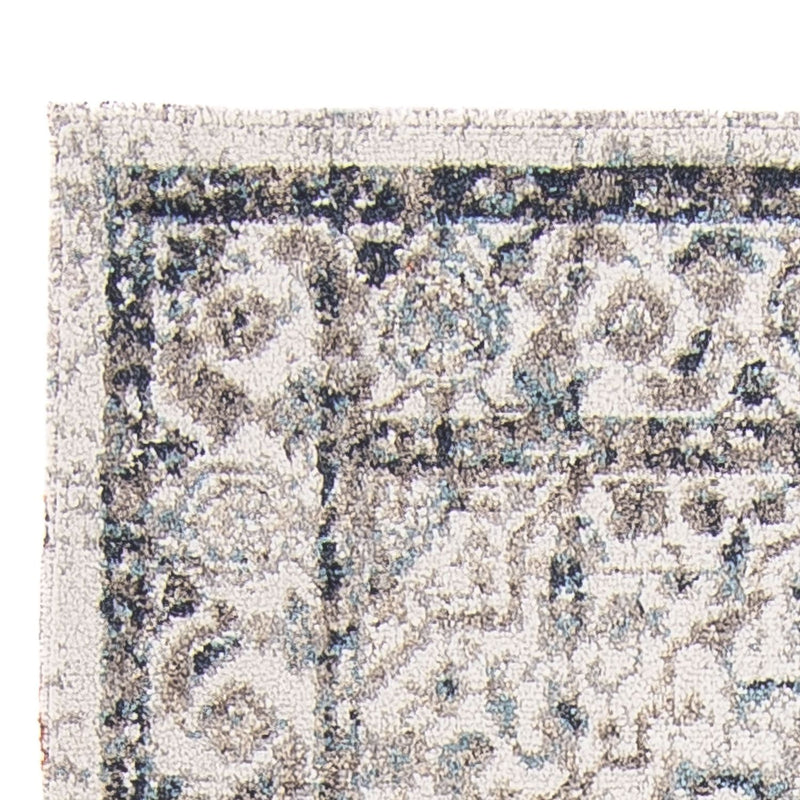Alfombra moderna - 150 x 75 cm - plata