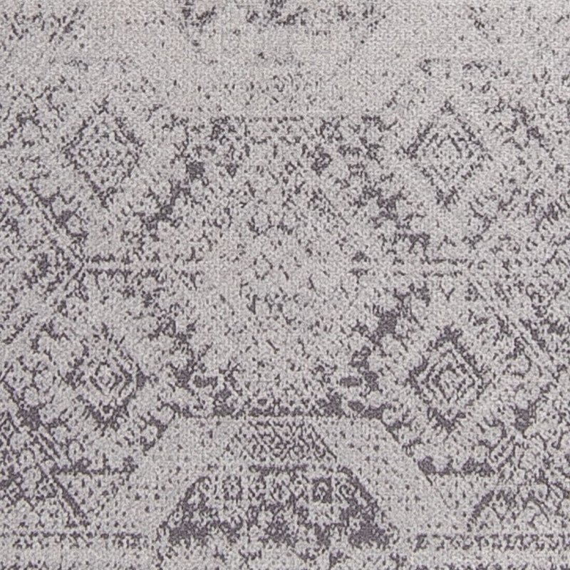 Alfombra moderna - 150 x 76 cm - plata