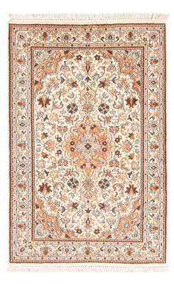Alfombra de seda - Seda de Cachemira - 125 x 78 cm - crema
