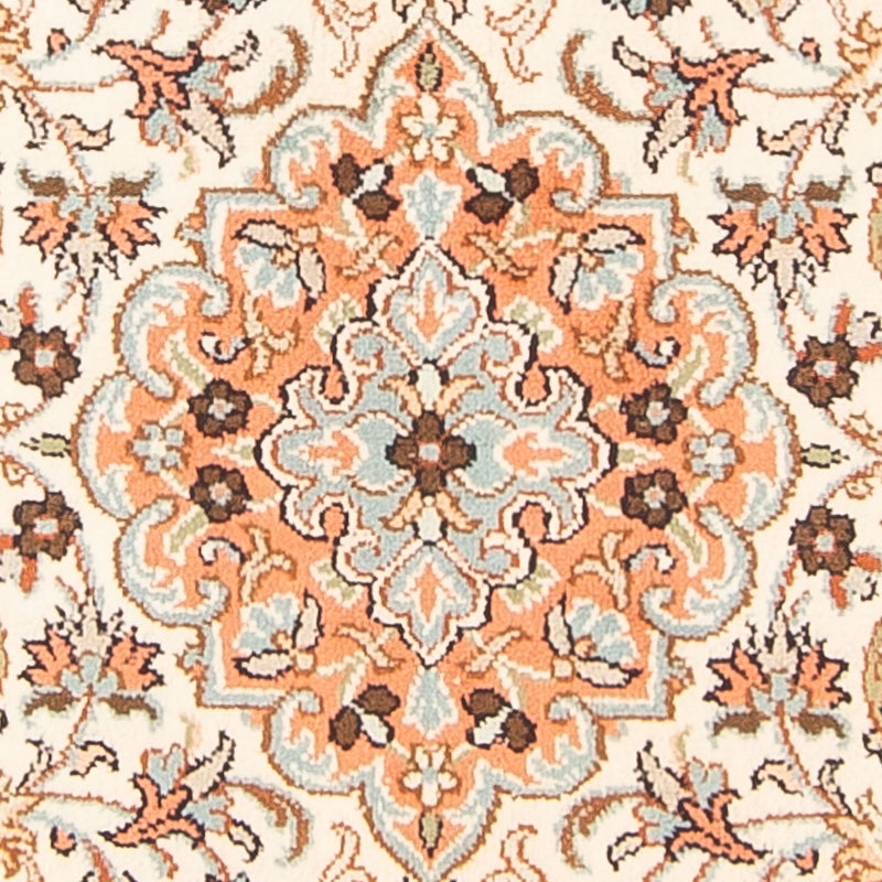 Alfombra de seda - Seda de Cachemira - 125 x 78 cm - crema