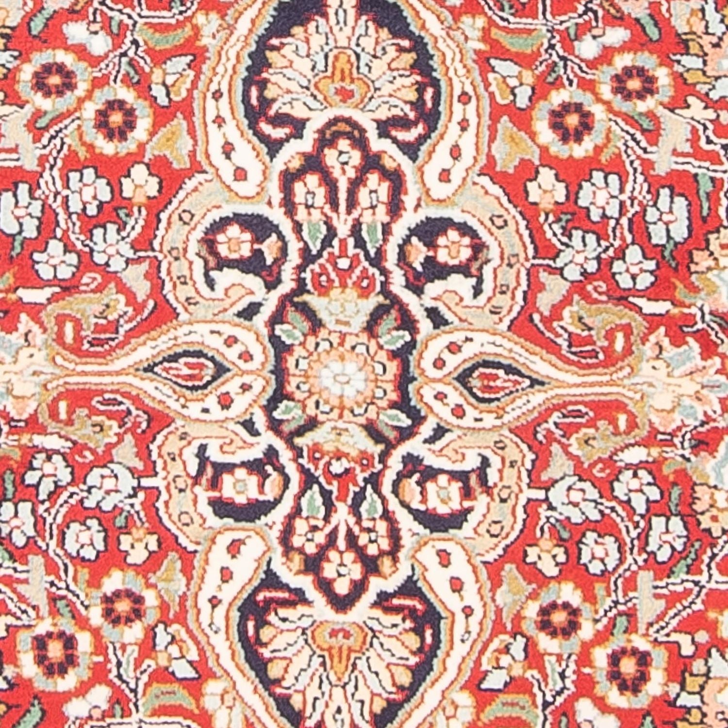 Alfombra de seda - Seda de Cachemira - 162 x 90 cm - rojo