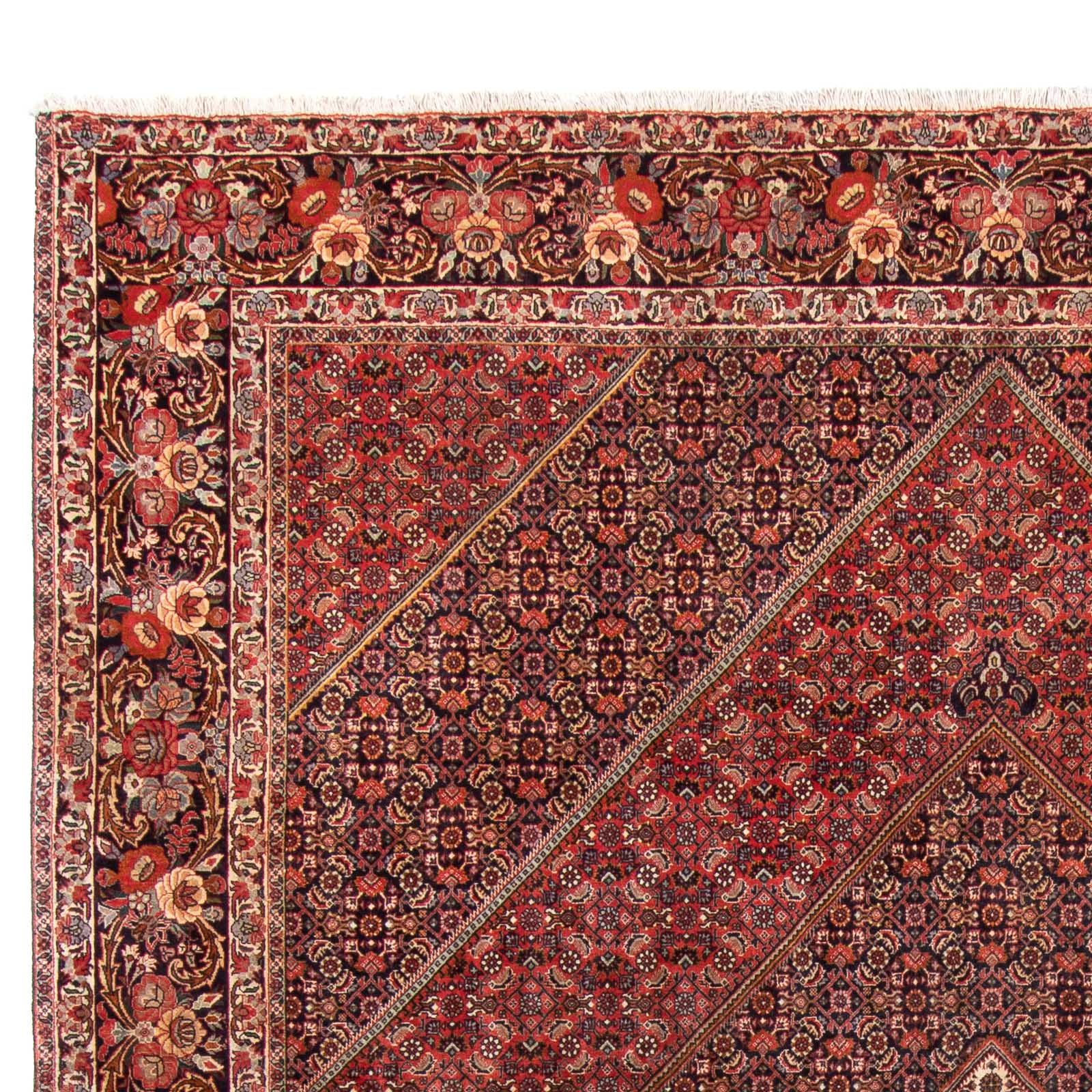 Alfombra persa - Bidjar - 350 x 250 cm - rojo