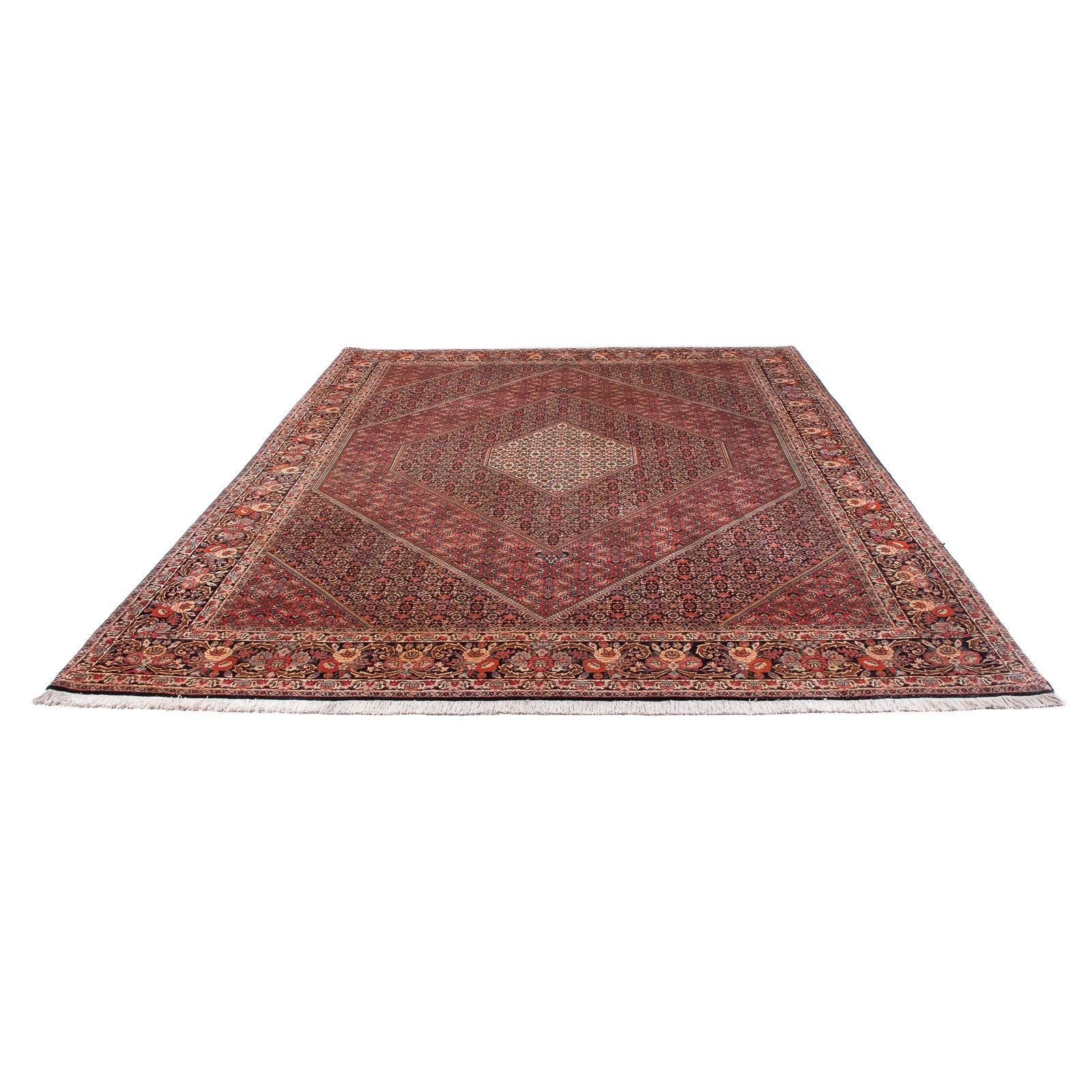 Alfombra persa - Bidjar - 350 x 250 cm - rojo