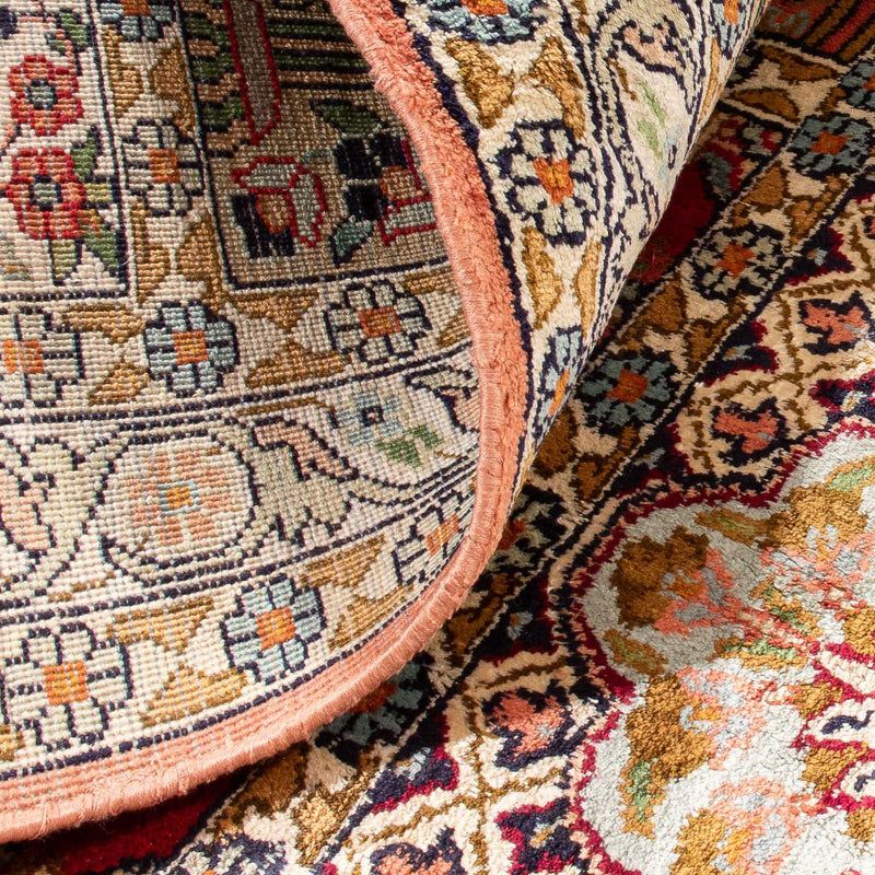 Alfombra de seda - Seda de Cachemira - 155 x 80 cm - multicolor