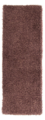 Alfombra de pasillo Alfombra de pelo largo - 201 x 69 cm - marrón