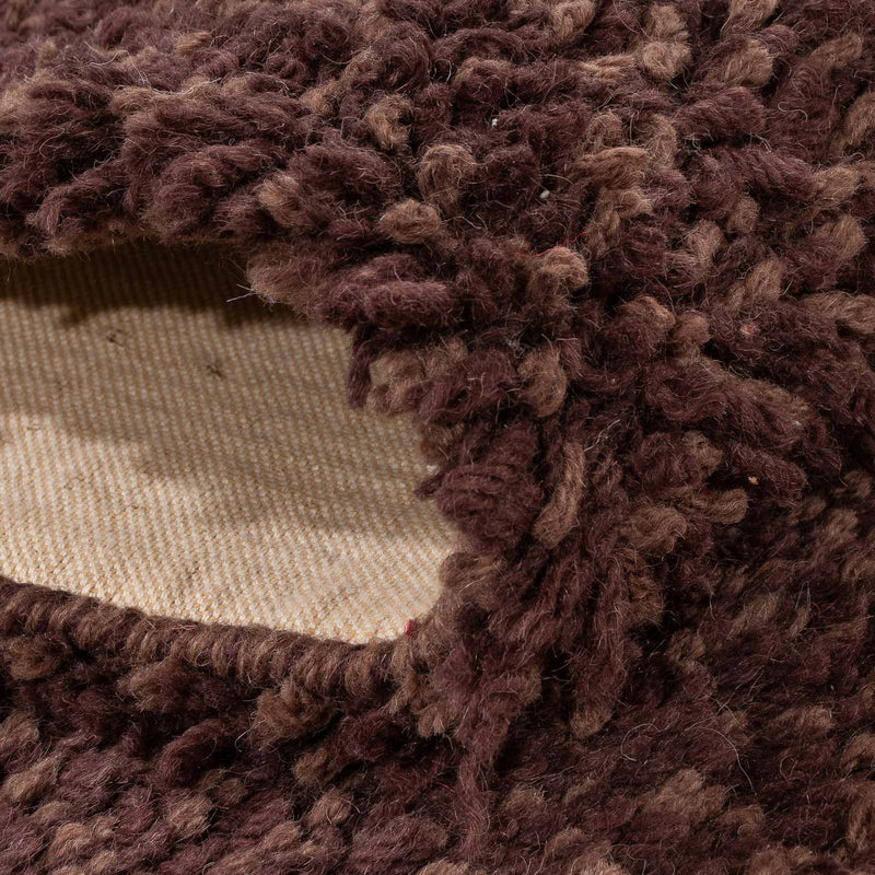 Alfombra de pasillo Alfombra de pelo largo - 201 x 69 cm - marrón