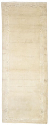 Alfombra de pasillo Alfombra de Nepal - 195 x 74 cm - beige