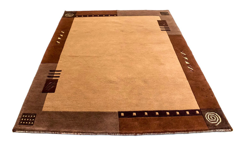 Alfombra de Nepal - 191 x 148 cm - marrón