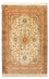 Alfombra de seda - Seda de Cachemira - 123 x 79 cm - beige