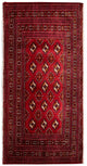 Alfombra Turkaman - 140 x 70 cm - rojo