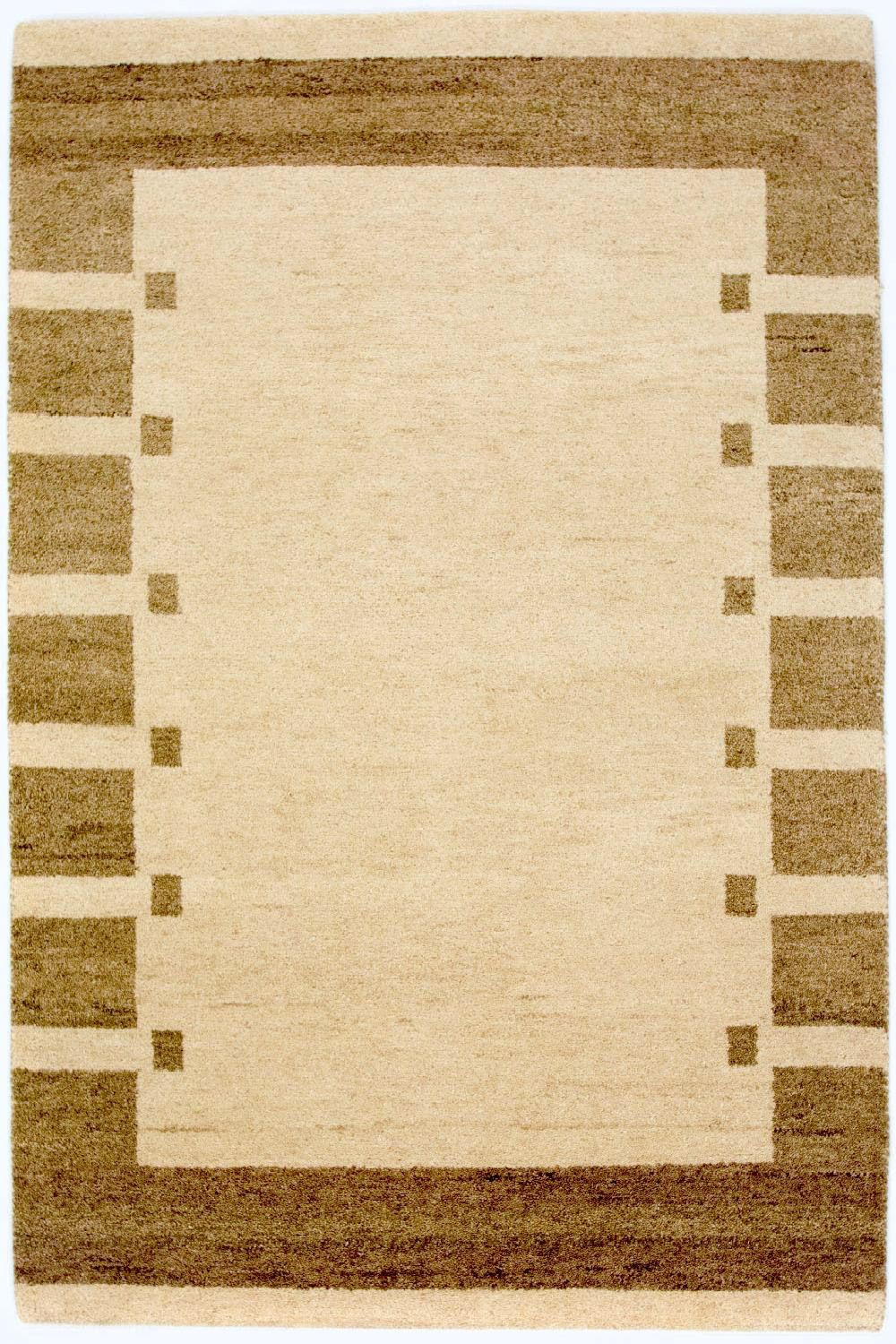Alfombra Gabbeh - Indus - 185 x 122 cm - beige