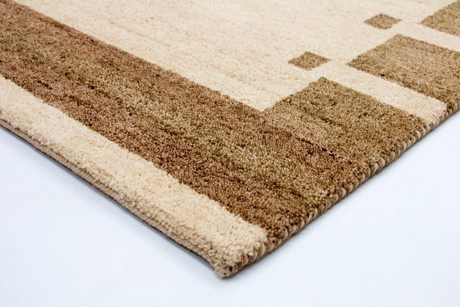 Alfombra Gabbeh - Indus - 185 x 122 cm - beige