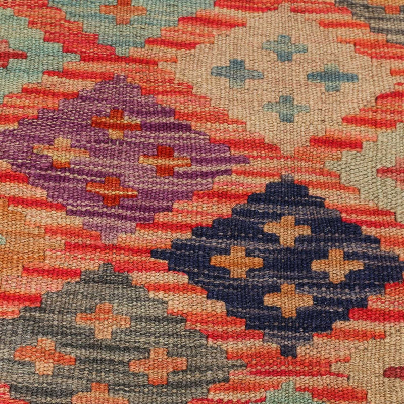 Alfombra Kelim - Splash - 197 x 148 cm - multicolor