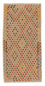 Alfombra de pasillo Alfombra Kelim - Splash - 198 x 97 cm - multicolor