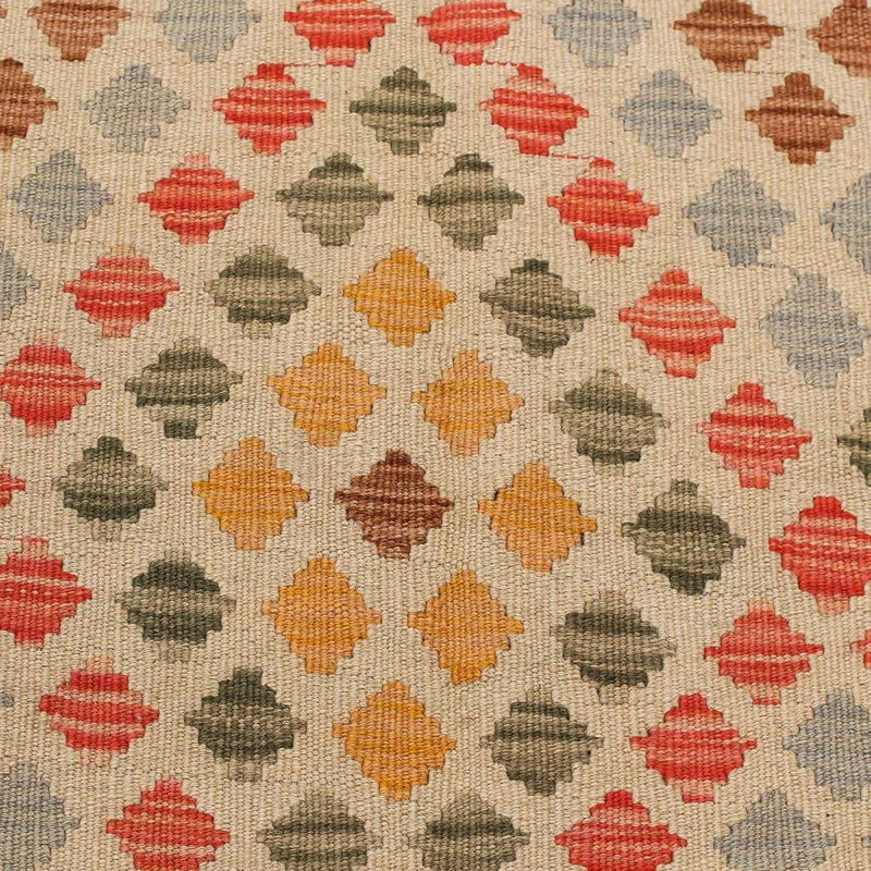 Alfombra de pasillo Alfombra Kelim - Splash - 198 x 97 cm - multicolor