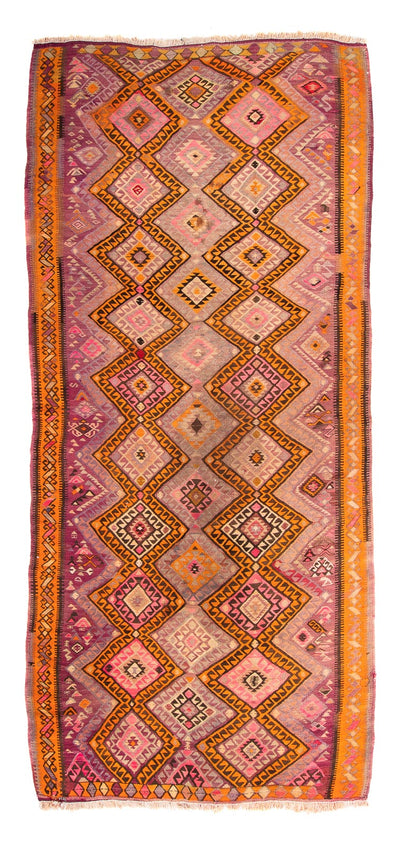 Kilim antiguo Alfombra 155x320cm