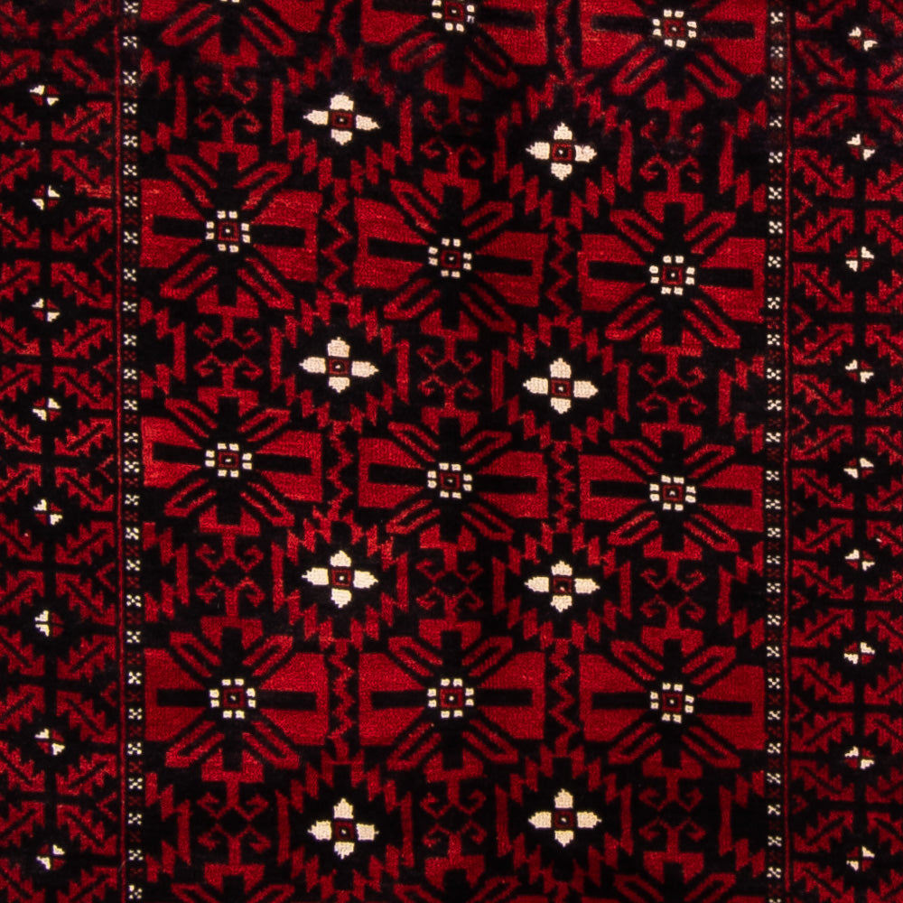 Alfombra persa - Nómada - 304 x 150 cm - rojo